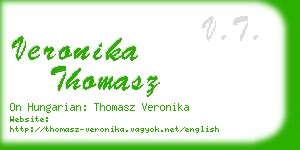 veronika thomasz business card